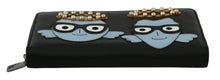 Load image into Gallery viewer, Dolce & Gabbana Elegant Black Leather Zip Wallet