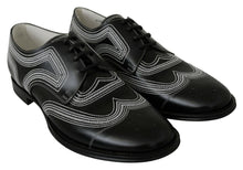 Load image into Gallery viewer, Dolce & Gabbana Elegant Black and White Derby Shoes