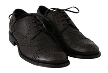Load image into Gallery viewer, Dolce & Gabbana Elegant Wingtip Derby Dress Shoes