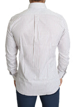 Load image into Gallery viewer, Dolce & Gabbana Elegant White Striped Cotton Dress Shirt