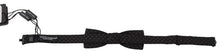 Load image into Gallery viewer, Dolce & Gabbana Exclusive Silk Patterned Black Bow Tie