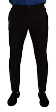 Load image into Gallery viewer, Dolce & Gabbana Elegant Bordeaux Slim-Fit Wool Dress Pants