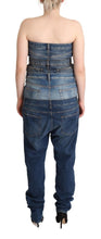 Load image into Gallery viewer, Dolce & Gabbana Elegant Dark Blue Denim Jumpsuit Dress