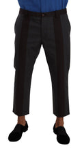 Load image into Gallery viewer, Dolce & Gabbana Elegant Cropped Pants in Gray and Bordeaux Hues