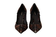 Load image into Gallery viewer, Dolce & Gabbana Elegant Multicolor Tweed Pumps