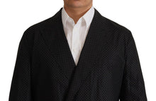 Load image into Gallery viewer, Dolce & Gabbana Black Polka Dotted Cotton Blazer Jacket