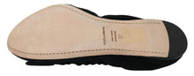 Load image into Gallery viewer, Dolce & Gabbana Elegant Black Suede Ballet Flats