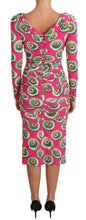 Load image into Gallery viewer, Dolce & Gabbana Elegant Pink Silk Sheath Bodycon Dress