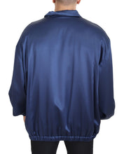 Load image into Gallery viewer, Dolce & Gabbana Regal Blue Silk Bomber Jacket