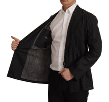 Load image into Gallery viewer, Dolce & Gabbana Black Polka Dotted Cotton Blazer Jacket