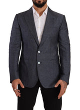 Load image into Gallery viewer, Dolce & Gabbana Elegant Slim Fit Two-Button Blue Blazer