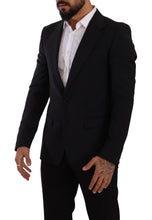 Load image into Gallery viewer, Dolce & Gabbana Elegant Black Martini Slim Fit Blazer and Vest