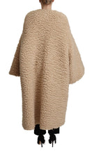Load image into Gallery viewer, Dolce & Gabbana Elegant Beige Cashmere Overcoat Jacket