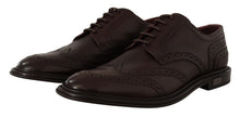 Load image into Gallery viewer, Dolce & Gabbana Brown Leather Oxford Wingtip Formal Derby