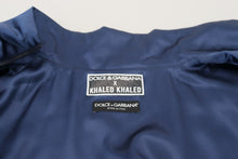 Load image into Gallery viewer, Dolce & Gabbana Regal Blue Silk Bomber Jacket
