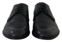 Load image into Gallery viewer, Dolce & Gabbana Elegant Navy Blue Derby Formal Shoes