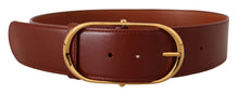 Load image into Gallery viewer, Dolce & Gabbana Elegant Gold Buckle Leather Belt
