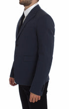 Load image into Gallery viewer, Dolce & Gabbana Elegant Blue Cotton Stretch Blazer Jacket