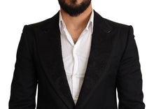 Load image into Gallery viewer, Dolce & Gabbana Elegant Black Slim Fit Blazer Jacket