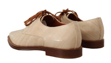 Load image into Gallery viewer, Dolce & Gabbana Elegant Beige Eel Leather Formal Flats