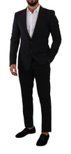 Load image into Gallery viewer, Dolce & Gabbana Elegant Black Martini Slim Fit Blazer and Vest