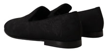 Load image into Gallery viewer, Dolce & Gabbana Elegant Jacquard Slide On Loafers Flats