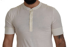 Load image into Gallery viewer, Dolce & Gabbana Elegant Off-White Silk Blend Crew Neck Tee