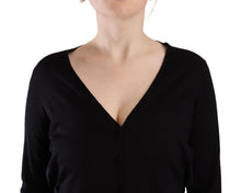 Load image into Gallery viewer, Dolce & Gabbana Elegant Black V-Neck Wool Pullover
