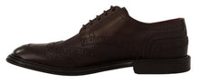 Load image into Gallery viewer, Dolce & Gabbana Brown Leather Oxford Wingtip Formal Derby