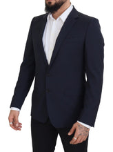 Load image into Gallery viewer, Dolce & Gabbana Elegant Dark Blue Slim Fit Wool Blazer