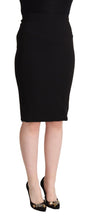 Load image into Gallery viewer, Dolce & Gabbana Chic High Waist Pencil Skirt in Black
