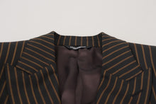 Load image into Gallery viewer, Dolce & Gabbana Elegant Striped Wool Blend Slim Blazer