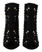 Load image into Gallery viewer, Dolce & Gabbana Embellished Crystal Short Boots