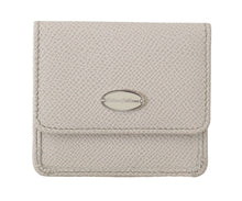 Load image into Gallery viewer, Dolce & Gabbana Chic White Leather Condom Case Wallet
