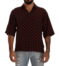 Load image into Gallery viewer, Dolce & Gabbana Elegant Silk Polka Dots Button-Down Shirt