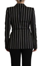 Load image into Gallery viewer, Dolce & Gabbana Elegant Striped Wool Stretch Jacket