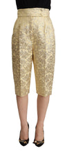 Load image into Gallery viewer, Dolce & Gabbana Elegant Beige High-Waisted Cropped Pants