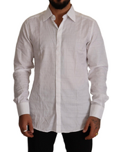 Load image into Gallery viewer, Dolce & Gabbana Elegant White Cotton Dress Shirt - Slim Fit