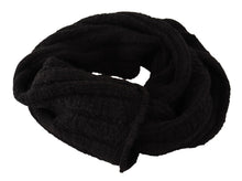 Load image into Gallery viewer, Dolce & Gabbana Elegance Unleashed Black Wool Scarf