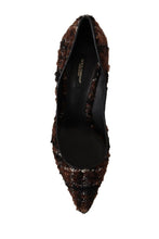 Load image into Gallery viewer, Dolce & Gabbana Elegant Multicolor Tweed Pumps