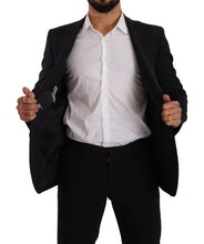 Load image into Gallery viewer, Dolce & Gabbana Elegant Black Martini Slim Fit Blazer and Vest