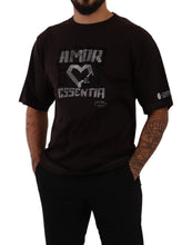 Load image into Gallery viewer, Dolce & Gabbana Elegant Burgundy L'Amore Crew Neck Tee
