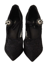 Load image into Gallery viewer, Dolce & Gabbana Elegant Black Lace Stiletto Pumps