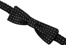 Load image into Gallery viewer, Dolce & Gabbana Elegant Black Silk Bow Tie