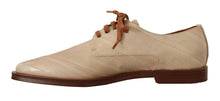 Load image into Gallery viewer, Dolce & Gabbana Elegant Beige Eel Leather Formal Flats