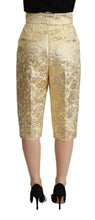 Load image into Gallery viewer, Dolce & Gabbana Elegant Beige High-Waisted Cropped Pants