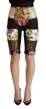 Load image into Gallery viewer, Dolce & Gabbana Elegant Floral Cropped Pants in Purple Hues