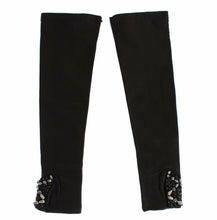 Load image into Gallery viewer, Dolce & Gabbana Elegant Crystal Beaded Leather Gloves