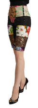 Load image into Gallery viewer, Dolce & Gabbana Elegant Floral Cropped Pants in Purple Hues
