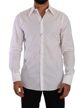 Load image into Gallery viewer, Dolce & Gabbana Elegant White Cotton Dress Shirt - Slim Fit